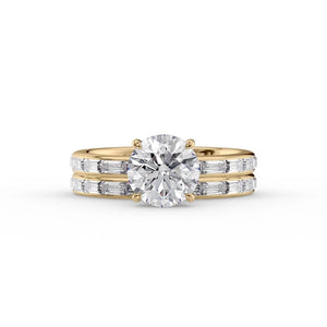 The Jennifer Set With A 2 Carat Round Lab Diamond