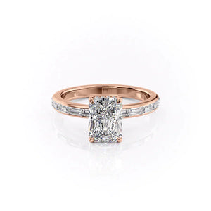 The Jennifer Set With A 2 Carat Radiant Moissanite