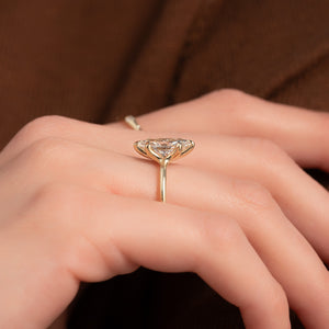 The Ashley Set With A 1 Carat Marquise Lab Diamond