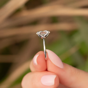 The Ashley Set With A Oval Lab Diamond