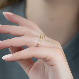 The Ashley Set With A 1 Carat Oval Lab Diamond