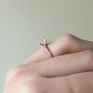 The Ashley Set With A Round Lab Diamond