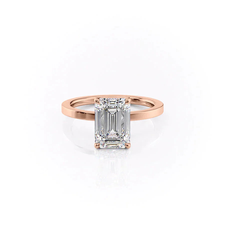 The Eleanor Set With A 1.5 Carat Emerald Lab Diamond