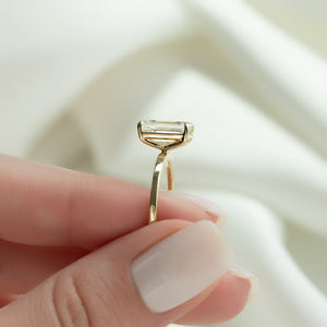 The Eleanor Set With A 1.5 Carat Emerald Lab Diamond