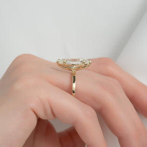 The Eleanor Set With A 1 Carat Marquise Lab Diamond