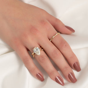 The Eleanor Set With A 3 Carat Pear Lab Diamond