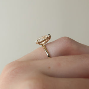 The Eleanor Set With A 3 Carat Pear Lab Diamond