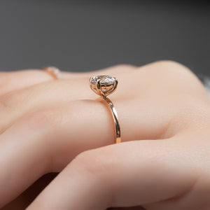 The Eleanor Set With A 2.5 Carat Round Lab Diamond