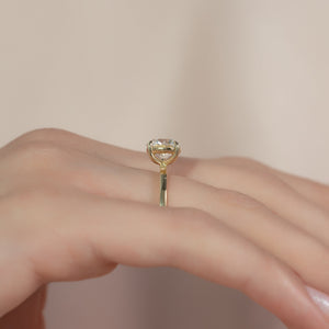 The Eleanor Set With A 1 Carat Round Lab Diamond