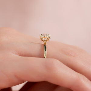 The Eleanor Set With A 1 Carat Round Lab Diamond
