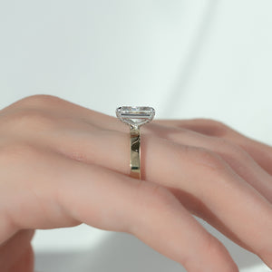 The Eleanor Set With A 1.5 Carat Radiant Lab Diamond