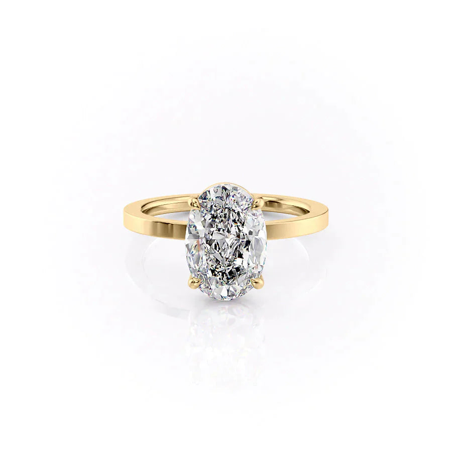 The Eleanor Set With A 2 Carat Oval Lab Diamond