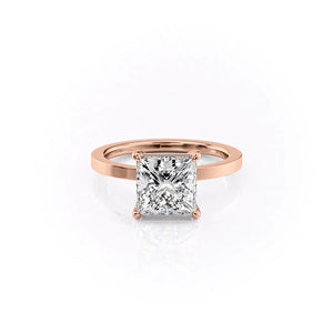 The Eleanor Set With A 3 Carat Princess Lab Diamond
