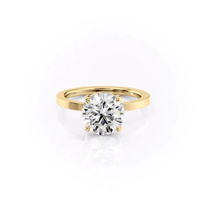 The Eleanor Set With A 2.5 Carat Round Lab Diamond