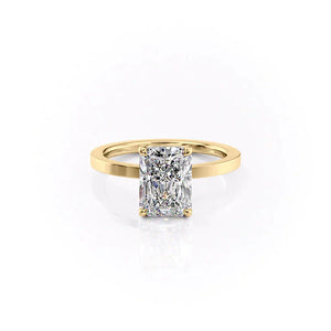 The Eleanor Set With A 1 Carat Radiant Lab Diamond