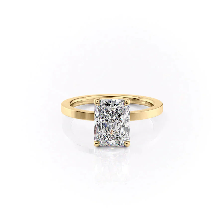 The Eleanor Set With A 3 Carat Radiant Lab Diamond