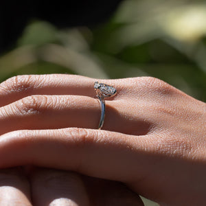 The Alison Set With A 1.5 Carat Oval Lab Diamond
