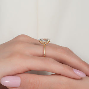 The Alison Set With A 1 Carat Oval Lab Diamond