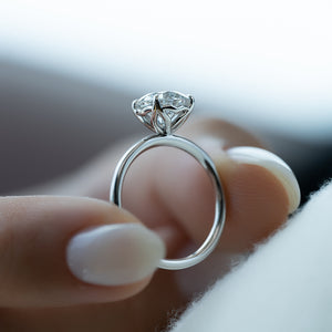 The Alison Set With A 1.5 Carat Round Lab Diamond