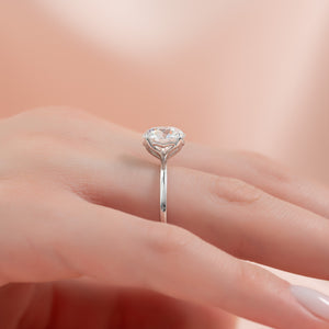 The Alison Set With A 1.5 Carat Round Lab Diamond