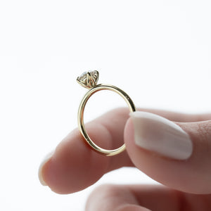 The Alison Set With A 1.5 Carat Round Lab Diamond