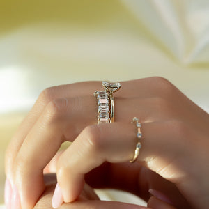 The Alison Set With A Radiant Moissanite