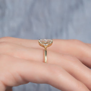 The Alison Set With A Radiant Moissanite