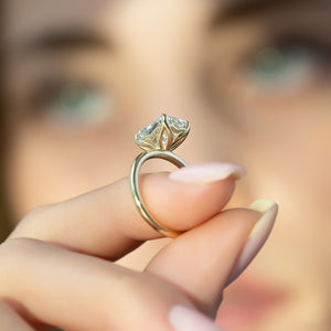 The Alison Set With A Radiant Moissanite