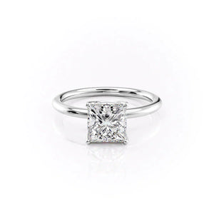 The Alison Set With A 2.5 Carat Princess Moissanite