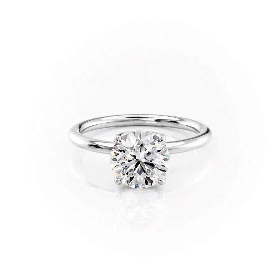 The Alison Set With A 1.5 Carat Round Moissanite