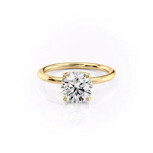 The Alison Set With A 1 Carat Round Lab Diamond