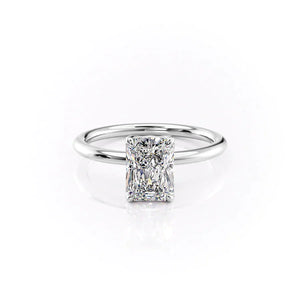 The Alison Set With A 1.5 Carat Radiant Lab Diamond