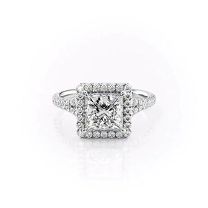 The Miley Set With A 2.5 Carat Princess Moissanite
