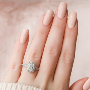The Miley Set With A 2 Carat Radiant Lab Diamond
