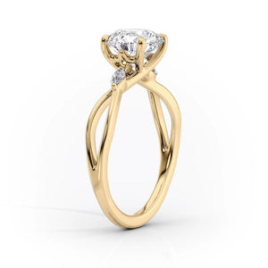 The Kelsey Set With A 3 Carat Oval Lab Diamond