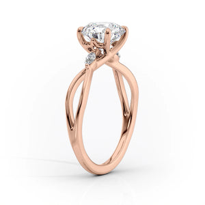 The Kelsey Set With A 2.5 Carat Emerald Lab Diamond