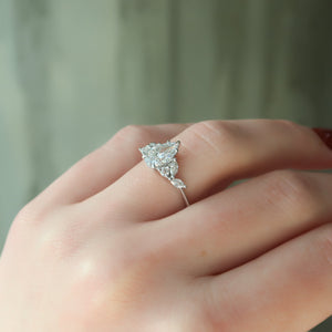 The Melissa Set With A 1.5 Carat Pear Lab Diamond