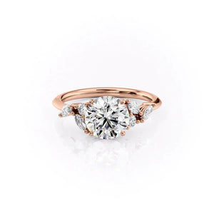 The Melissa Set With A 1.5 Carat Round Lab Diamond