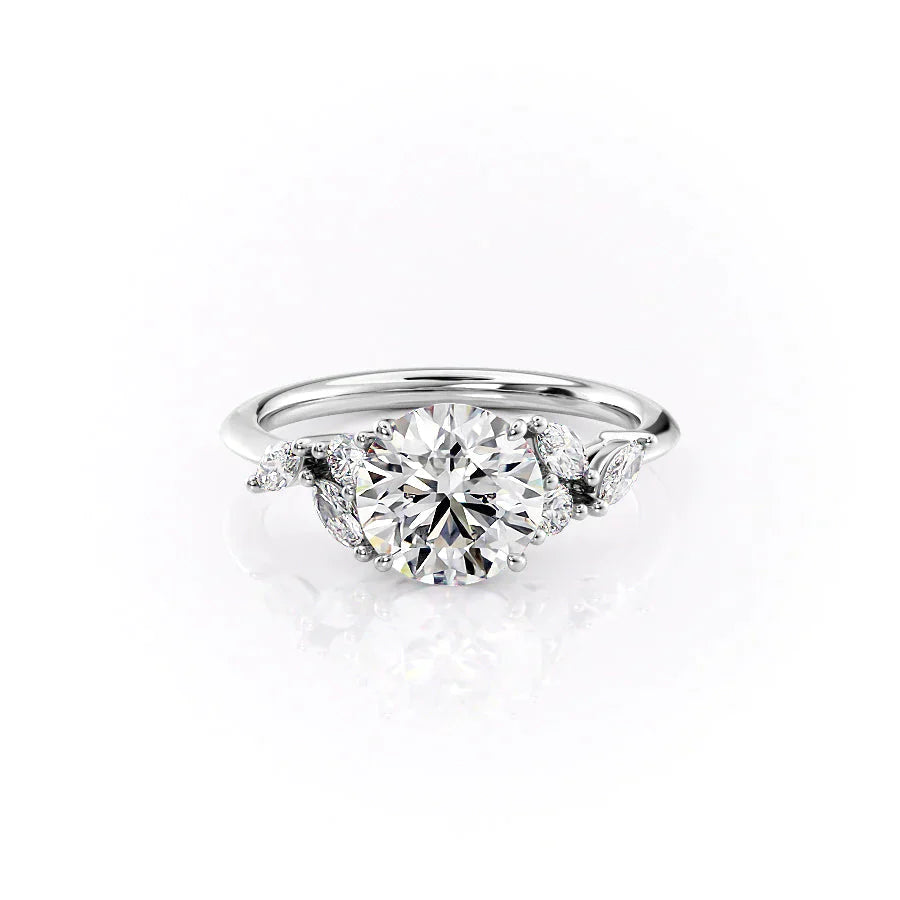 The Melissa Set With A 1.5 Carat Round Lab Diamond