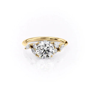 The Melissa Set With A 2 Carat Round Lab Diamond