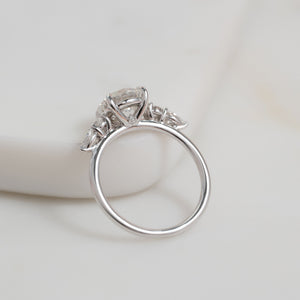 The Abigail Set With A 1 Carat Round Lab Diamond