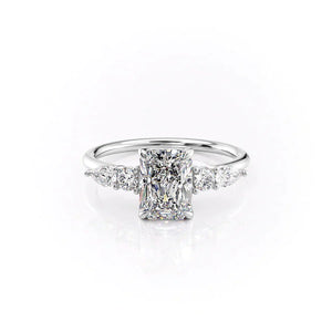The Abigail Set With A 2 Carat Radiant Lab Diamond
