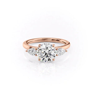 The Lauren Set With A 2 Carat Round Lab Diamond