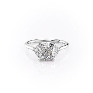 The Victoria Set With A Cushion Moissanite