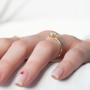 The Victoria Set With A 1 Carat Emerald Lab Diamond