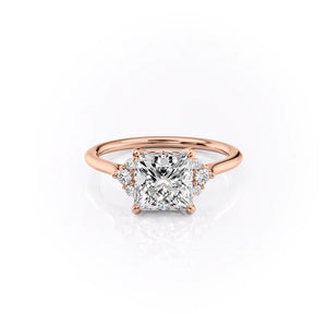 The Victoria Set With A Princess Moissanite