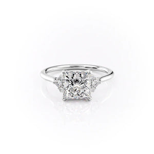 The Victoria Set With A Princess Moissanite