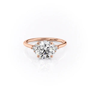 The Victoria Set With A 2 Carat Round Lab Diamond