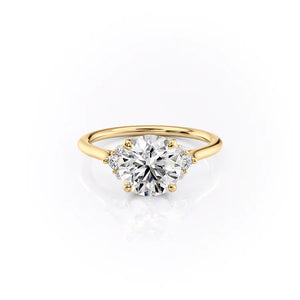 The Victoria Set With A 1 Carat Round Lab Diamond
