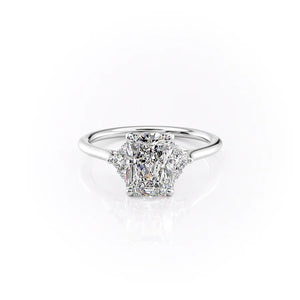 The Victoria Set With A 2 Carat Radiant Lab Diamond